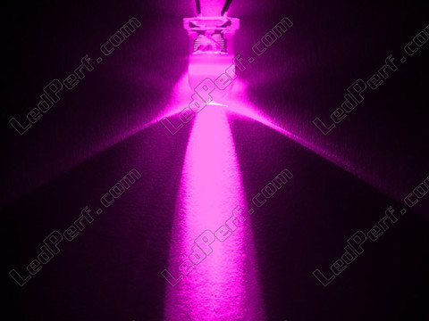 LED 5 mm rosa per auto