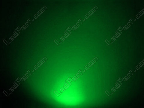 LED 5 mm WIDE ANGLE green + 12v resistore