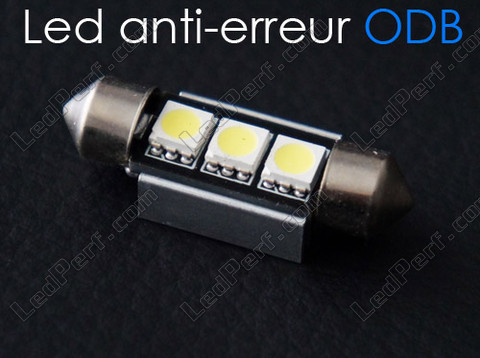 lampadina LED 39 mm C5W Senza errore OBD - Anti errore OBD bianca