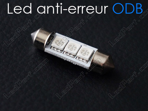 lampadina LED 37mm C5W Senza errore OBD - Anti errore OBD blu