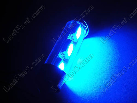 LED navetta plafoniera, bagagliaio, guantiera, targa blu 37mm - C5W