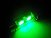 LED navetta plafoniera, bagagliaio, guantiera, targa verde 31mm - C3W