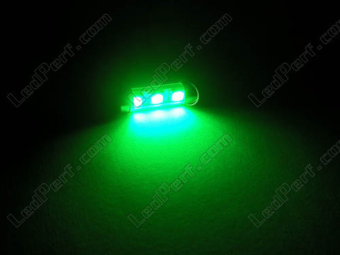 lampadina LED 37mm C5W Senza errore OBD - Anti errore OBD verde