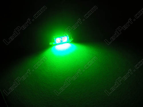 LED navetta plafoniera, bagagliaio, guantiera, targa verde 31mm - C3W
