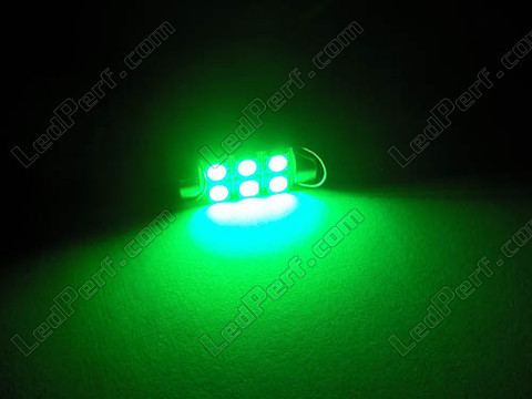 LED navetta plafoniera, bagagliaio, guantiera, targa verde 39 mm - C5W