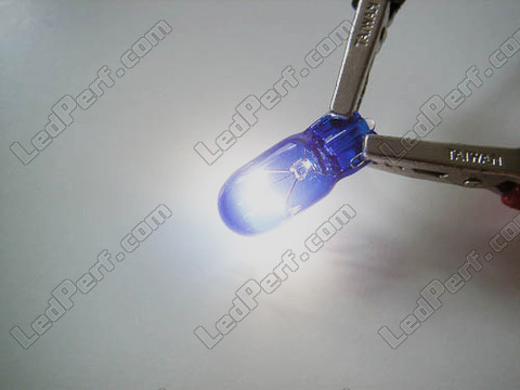 lampadina BAX9S H6W alogena Blue vision Xenon effetto Led