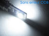 lampadina LED BAX9S H6W Anti errore OBD bianca effetto Xenon