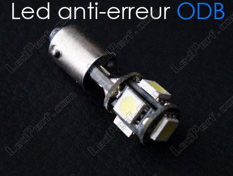 lampadina LED BAX9S H6W Xtrem Anti errore OBD bianca effetto Xenon