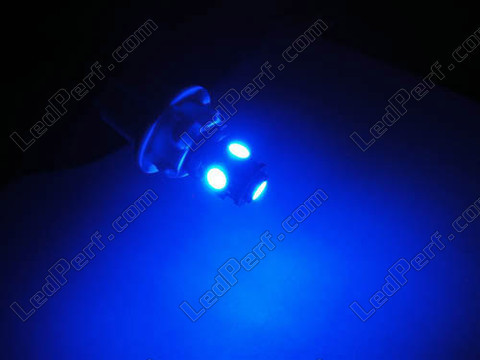 lampadina LED BAX9S H6W Xtrem blu effetto Xenon