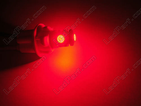 lampadina LED BAX9S H6W Xtrem rossa effetto Xenon