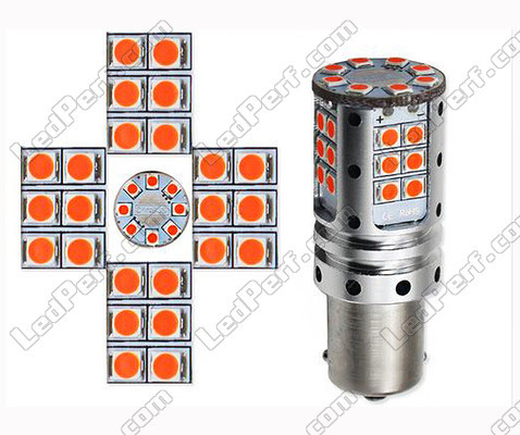 Lampadina P21W LED alta potenza arancione LED R5W PY21W P21 5W BA15S LED arancioni Base P21W BAU15S