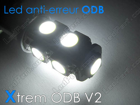 lampadina LED T10 W5W Xtrem OBD V2 bianca effetto Xenon