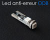 lampadina LED T10 W5W Senza errore OBD - Anti errore OBD - 6000K Panther blu