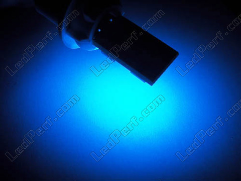 LED T10 W5W Rotazione con illuminazione laterale blu