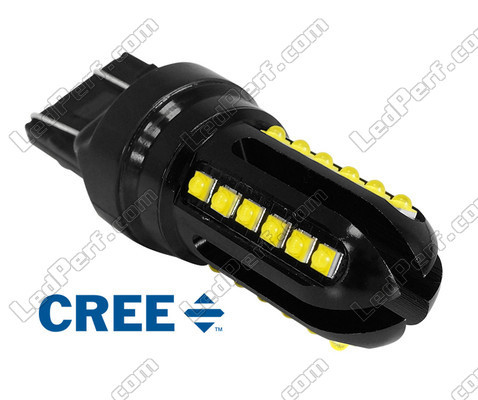 lampadina W21/5W LED (T20) Ultimate Ultra Potente - 24 led CREE - Anti errore OBD
