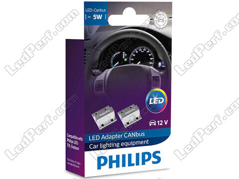 2x Resistenze Philips Canbus 5W per luci di posizione e targa LED - 12956X2
