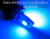 lampadina LED T10 W5W Senza errore OBD - Anti errore OBD - Dual blu