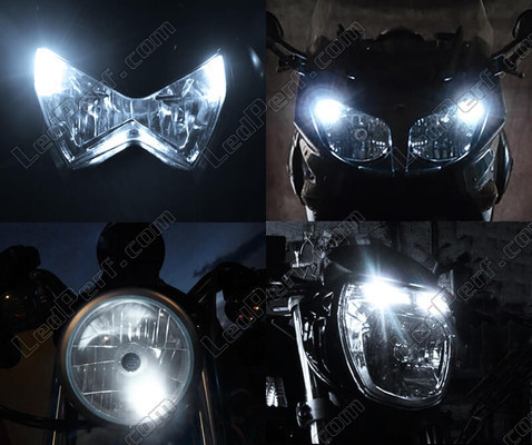 LED Indicatori di posizione bianca Xénon BMW Motorrad HP2 Megamoto Tuning