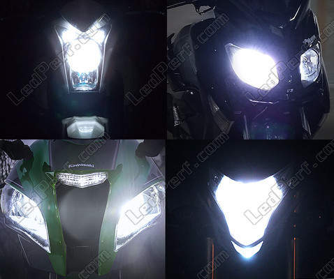 LED fari BMW Motorrad HP2 Megamoto Tuning
