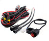 Cablaggio elettrico completo con connettori stagni, fusibile 15A, relè e interruttore a manubrio per installazione plug and play su Honda CB 500 N<br />