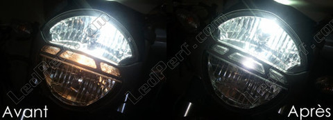 LED Indicatori di posizione bianca Xénon Ducati Monster 696 796 1100S Evo