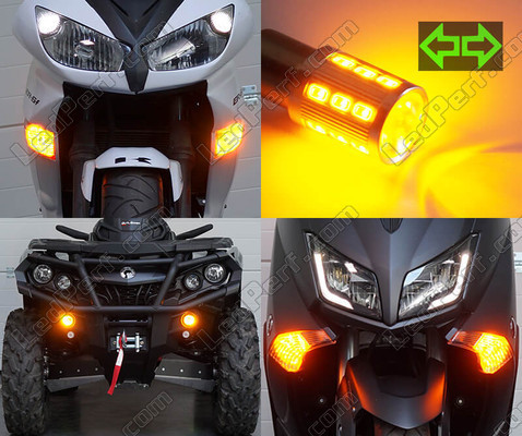 LED Indicatori di direzione anteriori Harley-Davidson Blackline 1584 - 1690 Tuning
