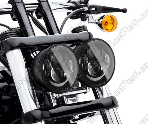 Fari a LED per Harley-Davidson Fat Bob 1584 - Ottiche moto rotonde omologate