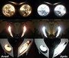 LED Indicatori di posizione bianca Xénon Harley-Davidson Super Glide T Sport 1450 prima e dopo