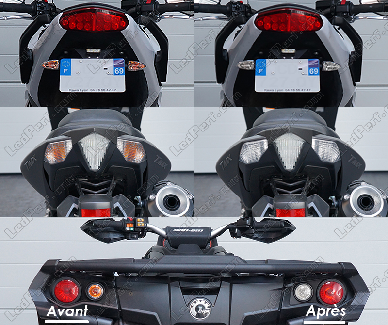indicatori di direzione posteriori a LED per Hon-da CBR1000RR 2004-2007 Artudatech Indicatori di direzione per motocicletta