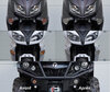 LED Indicatori di direzione anteriori Indian Motorcycle Chief blackhawk / dark horse / bomber 1720 (2010 - 2013) prima e dopo