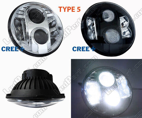 Faro LED Moto tipo 5 Indian Motorcycle Chieftain classic / springfield / deluxe / elite / limited  1811 (2014 - 2019)
