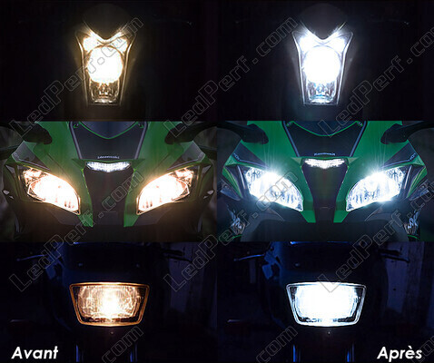 Led anabbaglianti e abbaglianti a LED Indian Motorcycle Scout springfield / deluxe 1442 (2001 - 2003)