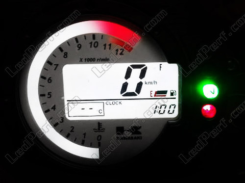 LED contatore bianca Kawasaki zx6r