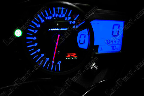 LED contatore blu Suzuki GSXR