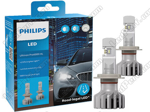 Confezione di lampadine a LED Philips per Alfa Romeo Giulietta - Ultinon PRO6000 omologate