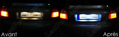 LED targa Audi A4 B6