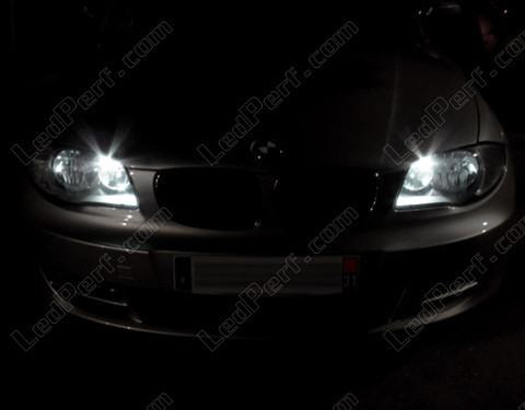 LED Indicatori di posizione bianca Xénon BMW Serie 1 (E81 E82 E87 E88)