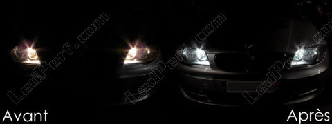 LED Indicatori di posizione bianca Xénon BMW Serie 1 (E81 E82 E87 E88)