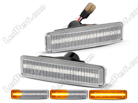 Indicatori di direzione laterali sequenziali a LED per BMW Serie 5 (E39) - Versione chiara