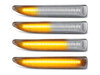 Illuminazione degli indicatori di direzione laterali sequenziali trasparenti a LED per BMW Serie 7 (E65 E66)