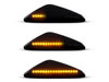 Illuminazione delle frecce laterali dinamiche nere a LED per BMW X3 (F25)