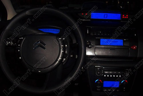 LED quadro di bordo blu Citroen C4