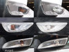 LED Ripetitori laterali Dacia Sandero 3 prima e dopo