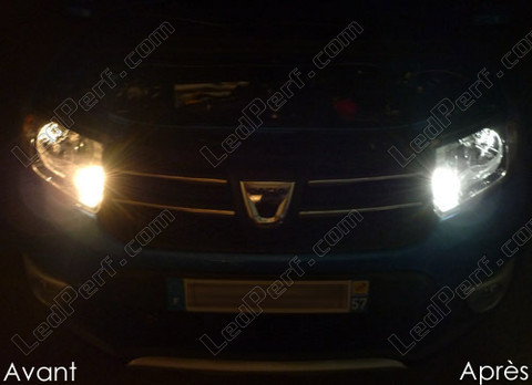 LED luci di posizione/ luci di marcia diurna - diurni Dacia Sandero 2