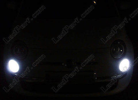 LED Luci di posizione/luci di marcia diurna bianca Xénon Fiat 500