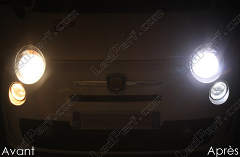 LED fari Fiat 500