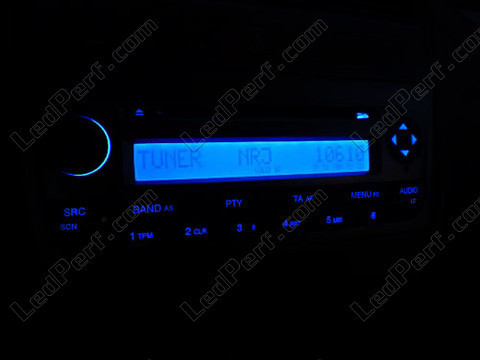 LED illuminazione Autoradio blu Fiat Grande Punto Evo