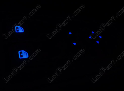 LED illuminazione Pulsanti dell'alzafinestrini e regolazione retrovisori blu Fiat Grande Punto Evo