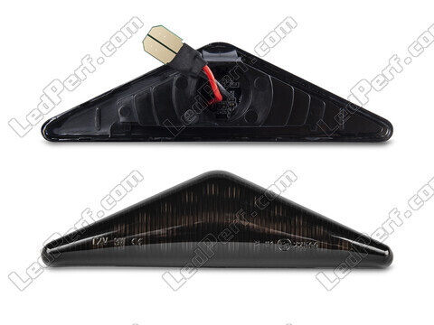 Connettore delle frecce laterali dinamiche nere fumé a LED per Ford Mondeo MK3