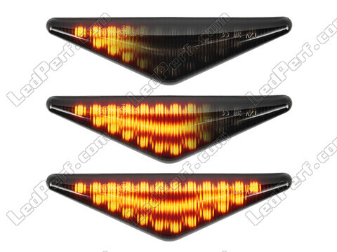 Illuminazione delle frecce laterali dinamiche nere a LED per Ford Mondeo MK3